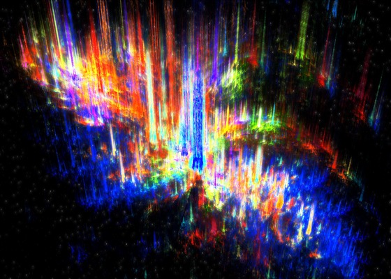 Product picture Aurora fractal art