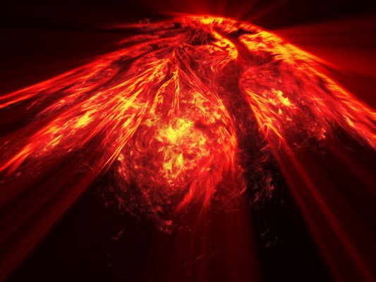 Product picture Birth of the Phoenix fractal art