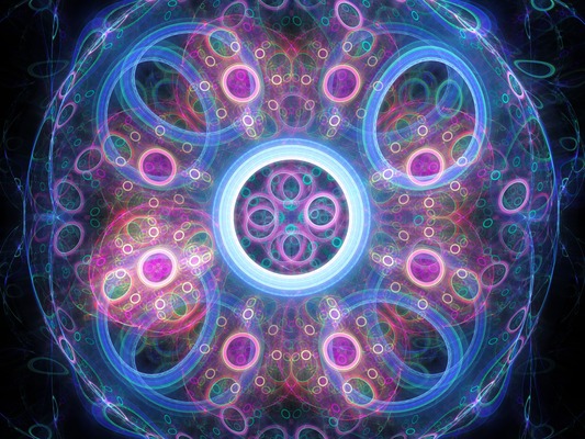 Product picture Dancing in the Color fractal art