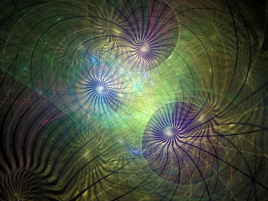 Product picture Here the dreams are born fractal art