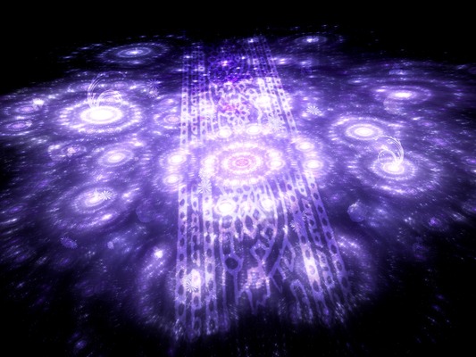 Product picture Flying lotuses fractal art